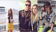 Famosos se dieron cita para ver el espectáculo del GP de México
