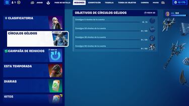 Consigue gratis la skin Desdémona del Inframundo y el Pack de Misiones de Círculos Gélidos en Fortnite