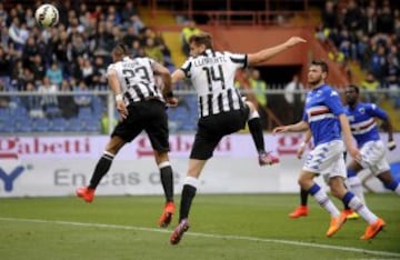 Arturo Vidal anotó el 1-0 sobre la Sampdoria 