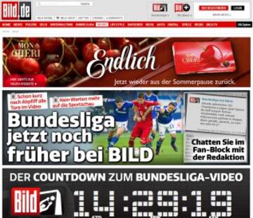 Portadas de la prensa extranjera