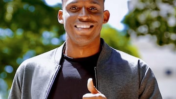 Jhon Lucumí, uno de los últimos en sumarse a la concentración de la Selección Colombia en Brasil.