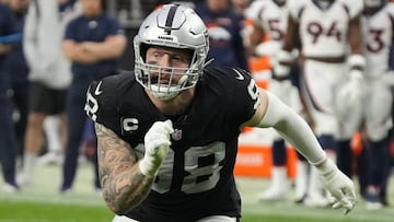 El contrato de Maxx Crosby finalizaba al término de la campaña 2022 de la NFL; ahora, el defensive end será agente libre hasta el final de 2026.