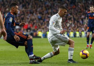 Dani Ceballos in action against Valencia