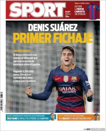 Portadas de la prensa mundial