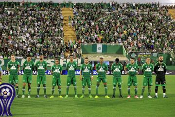 22 enero 2017: Dos meses después de la tragedia, Chapecoense volvió a las canchas, jugó un partido amistoso contra Palmeiras, 2-2 resultado final.