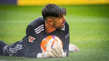 Jesús Ruiz ha recuperado la titularidad en la portería del Racing de Ferrol.