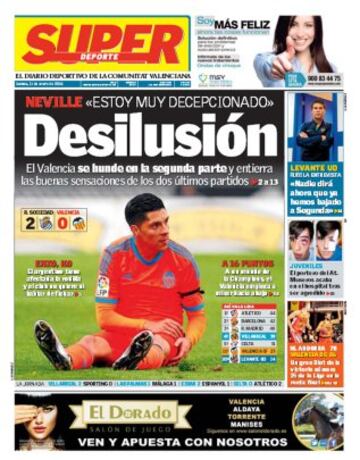 Portadas de la prensa mundial