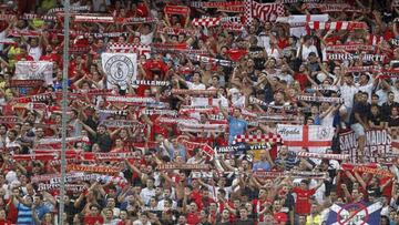 Ultras del Sevilla.