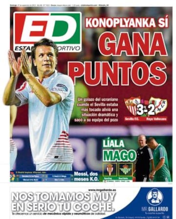 Portadas de la prensa deportiva