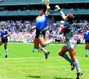'La mano de Dios' aparece en el estadio Azteca gracias a Maradona