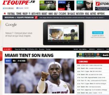 Portadas de la prensa extranjera