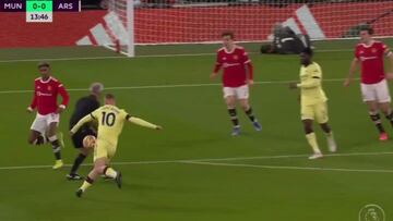 Sainete del United: el gol de no creer del Arsenal con De Gea KO