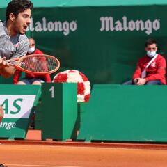 Garín tropieza con Nishikori y se cae de la cita ante Rafa Nadal