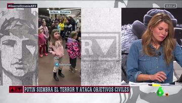 Diana Mata rompe a llorar en directo en &Al Rojo Vivo* al ver a estos ni?os ucranianos