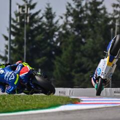 Peligroso vuelo en el GP de la República Checa