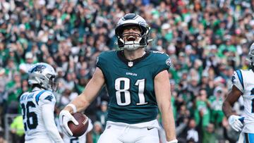 The Eagles recorded their ninth consecutive win against the Panthers, with Jalen Hurts and Saquon Barkley starring.