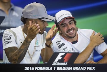 Fernando Alonso & Lewis Hamilton