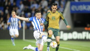 15/04/22 PARTIDO PRIMERA DIVISION  REAL SOCIEDAD - BETIS  IGOR ZUBIMENDI JUANMI