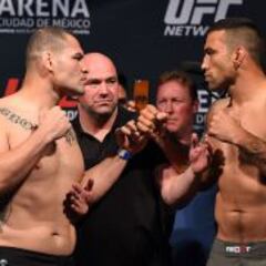 Fabricio Werdum y Caín Velásquez se reencuentran
