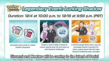 Pokémon Masters confirma a Giovanni y Mewtwo: fechas y detalles