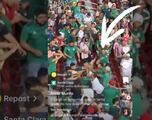 Vídeo: Aficionado mexicano metió un cuchillo al juego entre México vs Qatar