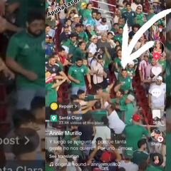 Video: Man stabbed during brawl at Mexico vs Qatar game