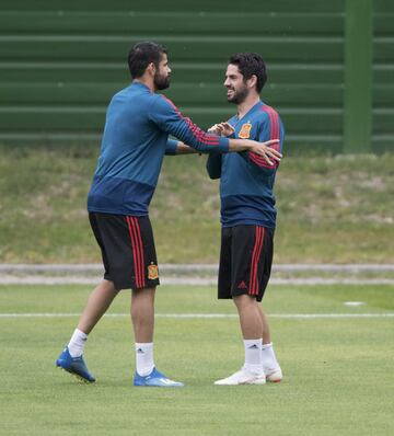 Diego Costa and Isco.
