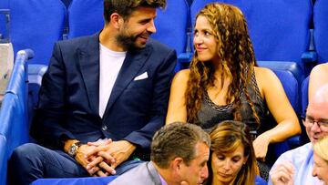 Gerard Piqué junto a Shakira.