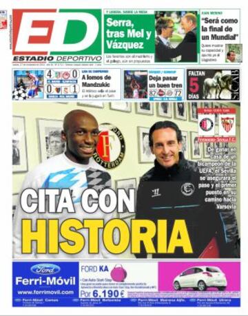 Portadas de la prensa deportiva