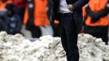 Antonio Conte, durante el partido en Estambul.