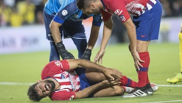 Costa, lesionado en el Beitar-Atl&eacute;tico.