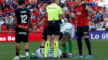 Jesús Rodríguez, tras la entrada de Mascarell.