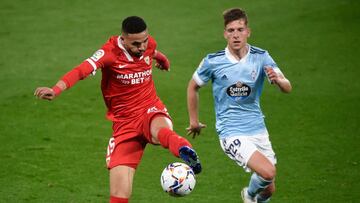 En-Nesyri, ante el Celta.