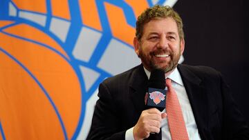 James Dolan, due&ntilde;o de los New York Knicks de la NBA