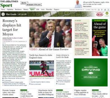 Portadas de la prensa extranjera