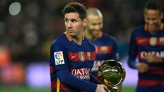 Messi not in Ballon d'Or top three for first time since 2006