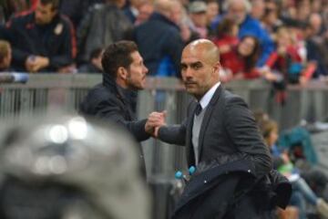 Pep Guardiola y Diego Simeone.