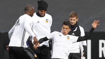 Fede Cartabia en un entrenamiento.