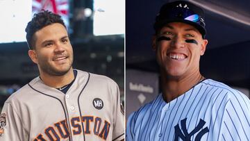 José Altuve y Aaron Judge, los dos principales candidatos al MVP de la Americana, se verán las caras en las Series de Campeonato.
