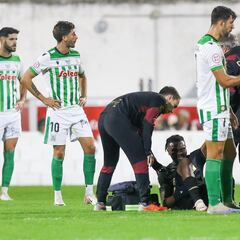 Kouamé se rompe en el amistoso contra el Sanluqueño