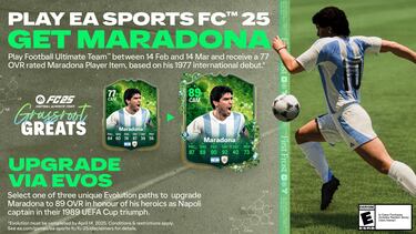 El segundo mejor jugador de la historia del fútbol regresa gratis para todos los jugadores de EA Sports FC 25