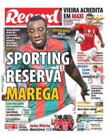 Portadas de la prensa deportiva