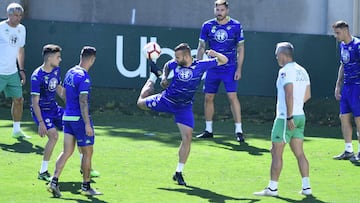 Jes&eacute;, en un entrenamiento. 