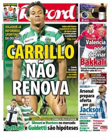 Portadas de la prensa deportiva