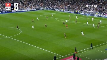 El 2-0 es inalcanzable para el resto de equipos: 90 metros, 11″, Modric, Mbappé y Vinicius... ¡alucinen!