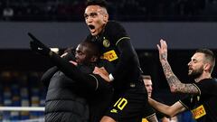 Napoli pierde contra el Inter (1-3) Resumen y goles del partido