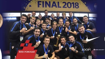 La Federación croata homenajeó a Mandzukic, Corluka y Subasic