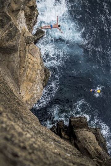 Impresionantes imágenes de la tercera parada del Red Bull Cliff Diving World Series