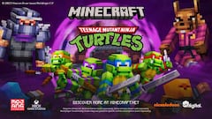 Minecraft and the Teenage Mutant Ninja Turtles crossover in a new DLC