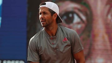 Fernando Verdasco en el Serbia Open durante el mes de mayo de 2021.